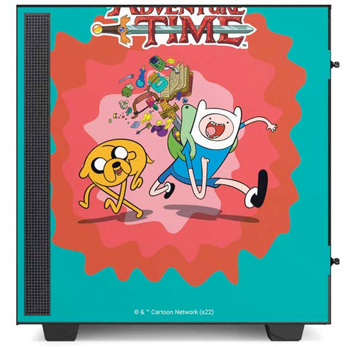 Adult Swim Adventure Time Jake and Finn NZXT H510 Compact ATX Mid-Tower Case Skin