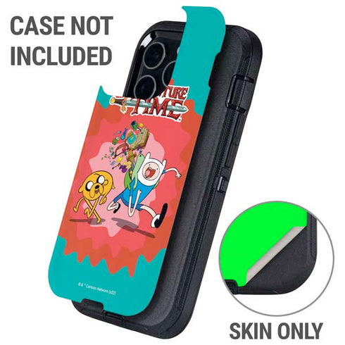Adult Swim Adventure Time Jake and Finn Otterbox Defender iPhone Skin