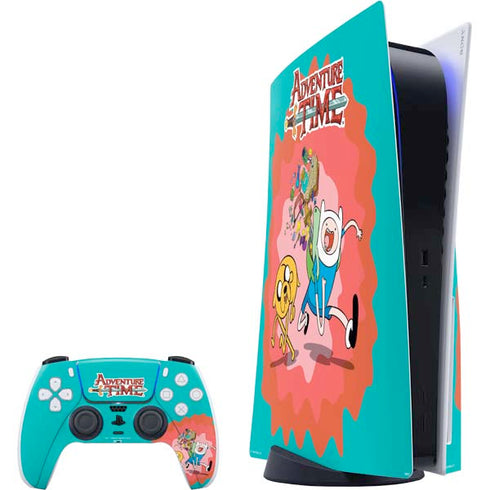 Adult Swim Adventure Time Jake and Finn PS5 Bundle Skin