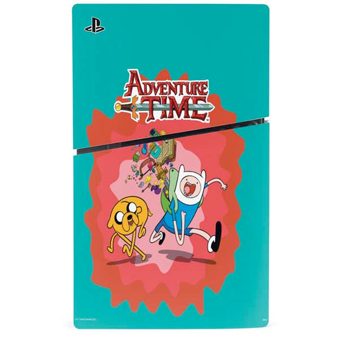 Adult Swim Adventure Time Jake and Finn PS5 Slim Disk Bundle Skin