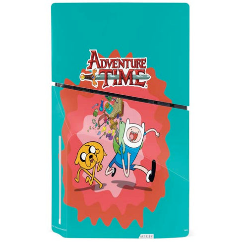 Adult Swim Adventure Time Jake and Finn PS5 Slim Disk Console Skin
