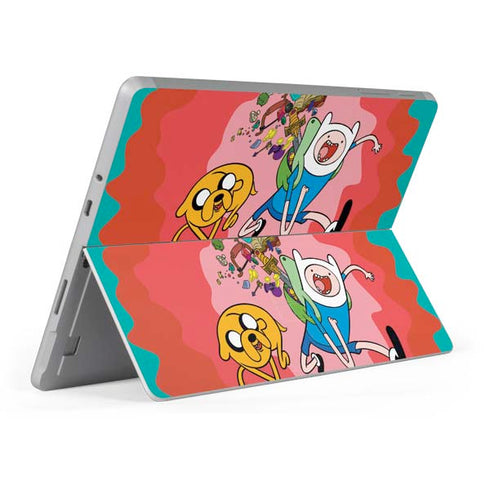 Adult Swim Adventure Time Jake and Finn Surface Go Skin