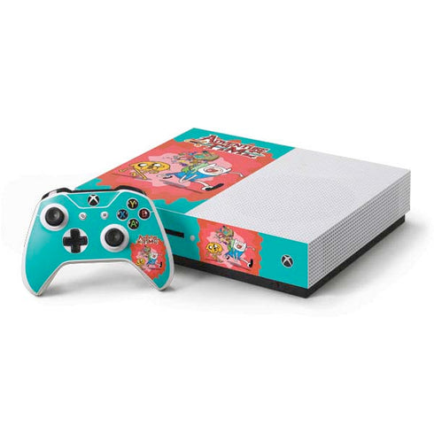 Adult Swim Adventure Time Jake and Finn Xbox One S Console and Controller Bundle Skin