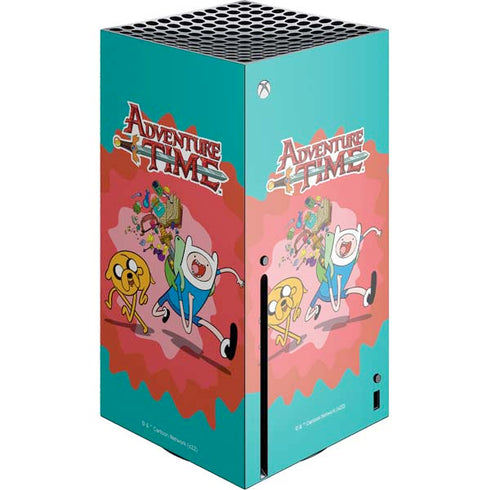Adult Swim Adventure Time Jake and Finn Xbox Series X Console Skin