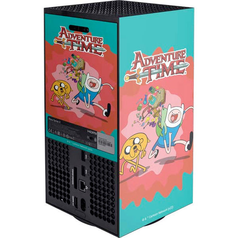 Adult Swim Adventure Time Jake and Finn Xbox Series X Console Skin