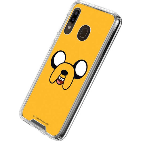Adult Swim Adventure Time Jake The Dog Galaxy A30 Clear Case