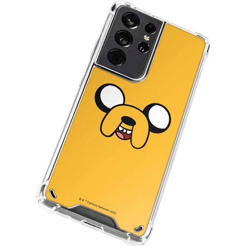 Adult Swim Adventure Time Jake The Dog Galaxy S21 Ultra 5G Clear Case