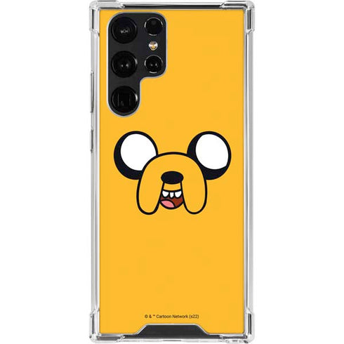 Adult Swim Adventure Time Jake The Dog Galaxy S22 Ultra Clear Case