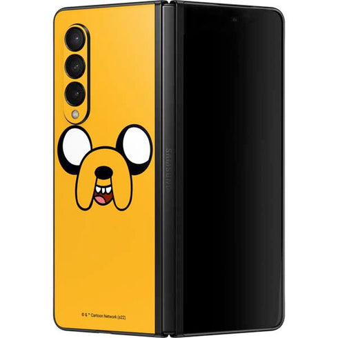 Adult Swim Adventure Time Jake The Dog Galaxy Z Fold3 5G Skin