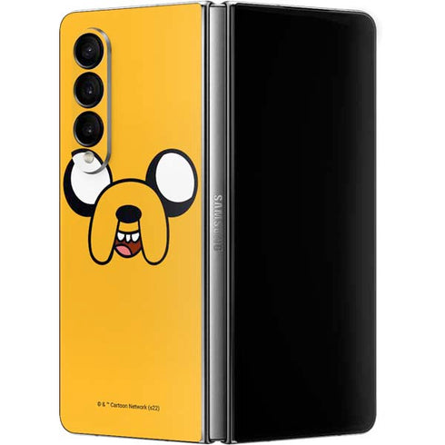 Adult Swim Adventure Time Jake The Dog Galaxy Z Fold4 5G Skin