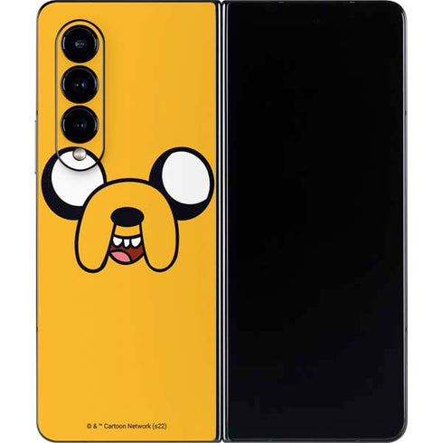 Adult Swim Adventure Time Jake The Dog Galaxy Z Fold4 5G Skin
