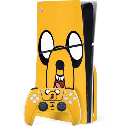 Adult Swim Adventure Time Jake The Dog PS5 Slim Disk Bundle Skin