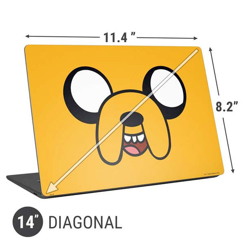Adult Swim Adventure Time Jake The Dog Universal Laptop 14in (11.4 x 8.2in) Skin