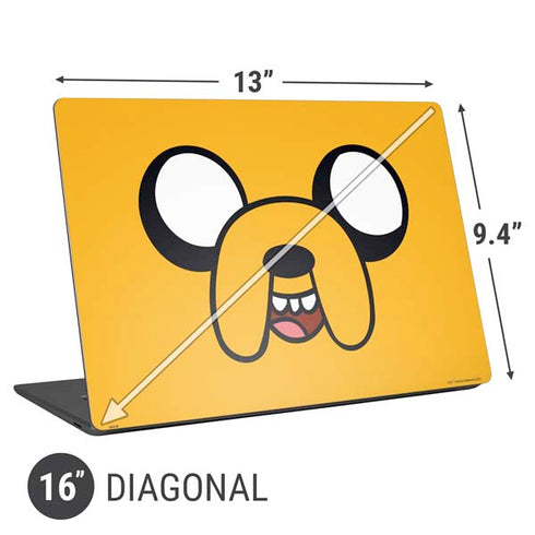 Adult Swim Adventure Time Jake The Dog Universal Laptop 16in (13 x 9.4in) Skin