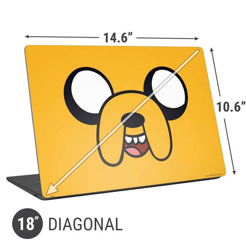 Adult Swim Adventure Time Jake The Dog Universal Laptop 18in (14.6 x 10.6in) Skin