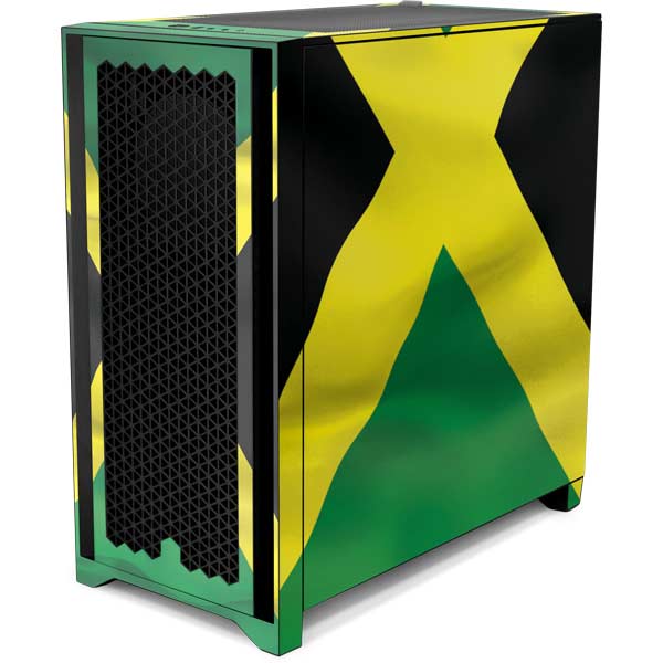 Jamaica Flag Corsair 4000D Tempered Glass MidTower ATX Case Skin Skinit
