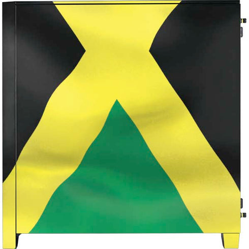 Jamaica Flag Corsair 4000D Tempered Glass Mid-Tower ATX Case Skin