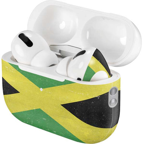 Jamaica Flag Distressed AirPods Pro 2nd Gen Skin