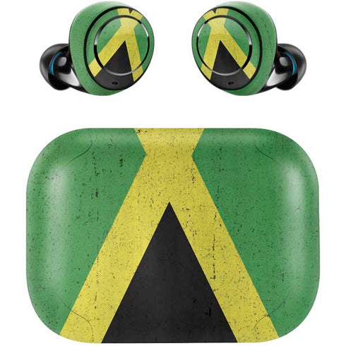 Jamaica Flag Distressed Amazon Echo Buds Skin