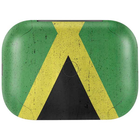 Jamaica Flag Distressed Amazon Echo Buds Skin