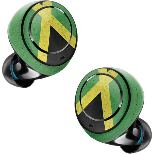 Jamaica Flag Distressed Amazon Echo Buds Skin