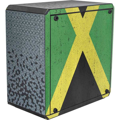 Jamaica Flag Distressed Cooler Master MasterBox Q300L Mini Tower Skin