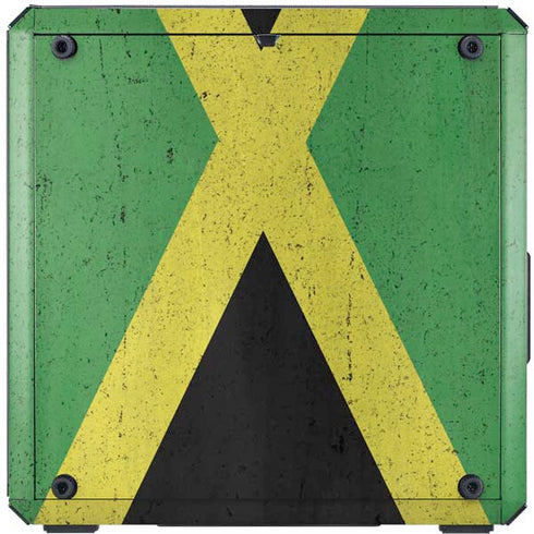 Jamaica Flag Distressed Cooler Master MasterBox Q300L Mini Tower Skin