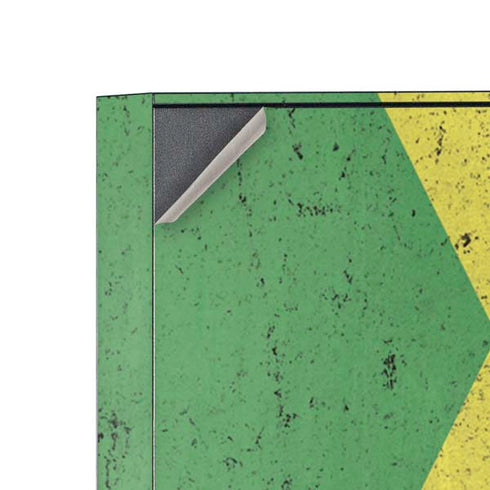 Jamaica Flag Distressed Corsair 4000D Tempered Glass Mid-Tower ATX Case Skin