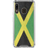 Jamaica Flag Distressed Galaxy A30 Clear Case