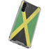 Jamaica Flag Distressed Galaxy A54 5G Clear Case