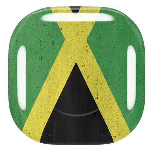 Jamaica Flag Distressed Galaxy Buds Live Skin