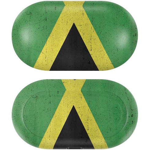 Jamaica Flag Distressed Galaxy Buds Skin