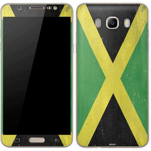 Jamaica Flag Distressed Galaxy J7 Skin