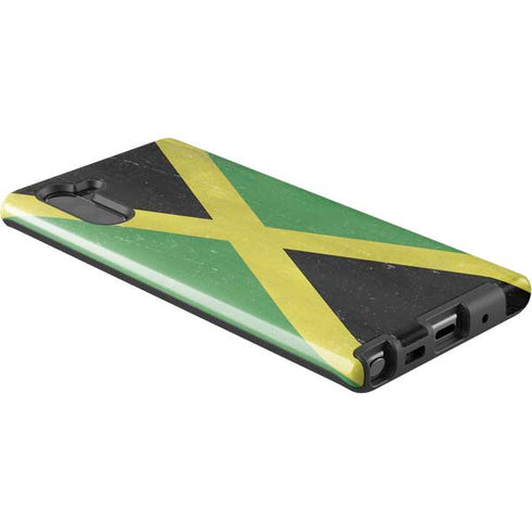 Jamaica Flag Distressed Galaxy Note 10 Pro Case