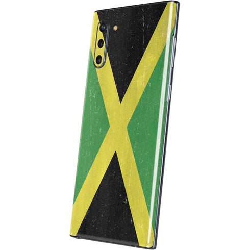 Jamaica Flag Distressed Galaxy Note 10 Skin