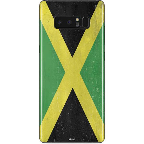 Jamaica Flag Distressed Galaxy Note 8 Skin