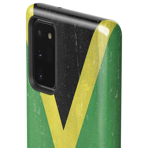 Jamaica Flag Distressed Galaxy Note20 5G Pro Case