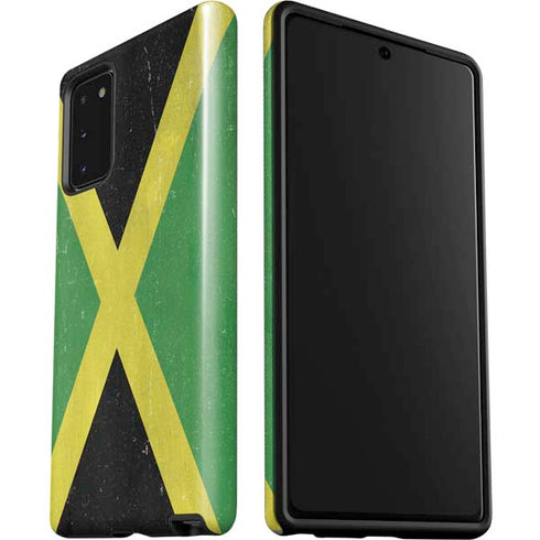 Jamaica Flag Distressed Galaxy Note20 5G Pro Case