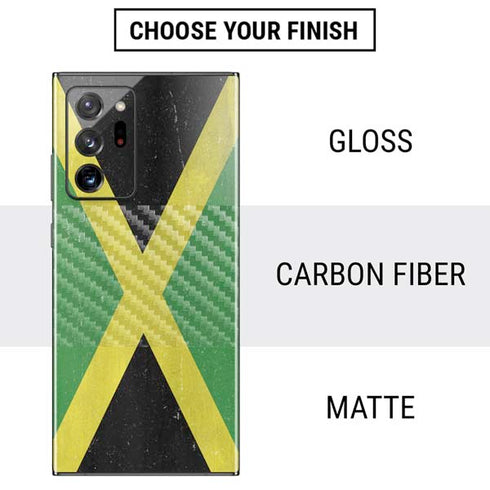 Jamaica Flag Distressed Galaxy Note20 Ultra 5G Skin