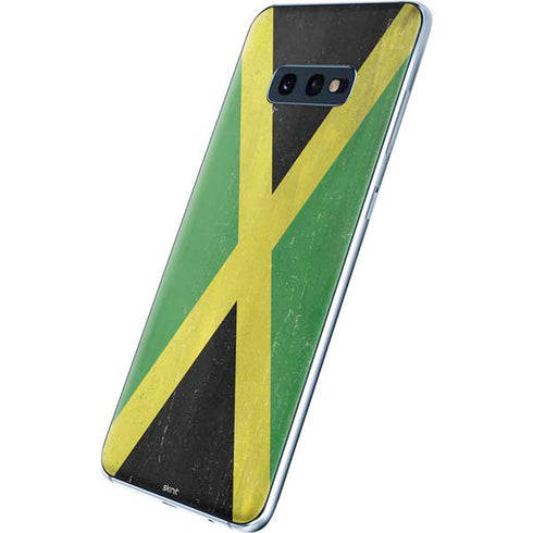 Jamaica Flag Distressed Galaxy S10e Skin