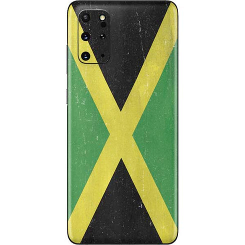 Jamaica Flag Distressed Galaxy S20 Plus Skin