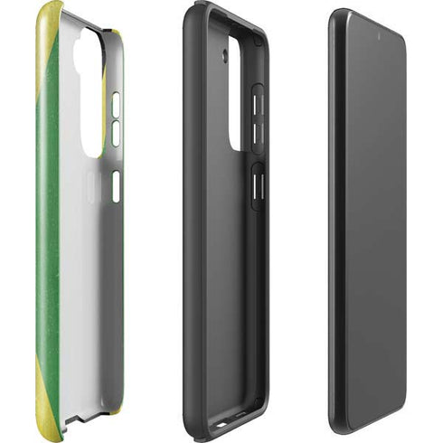 Jamaica Flag Distressed Galaxy S21 Plus 5G Pro Case