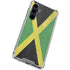 Jamaica Flag Distressed Galaxy S23 FE Clear Case