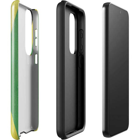 Jamaica Flag Distressed Galaxy S23 Plus Pro Case