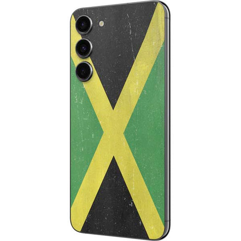 Jamaica Flag Distressed Galaxy S23 Plus Skin