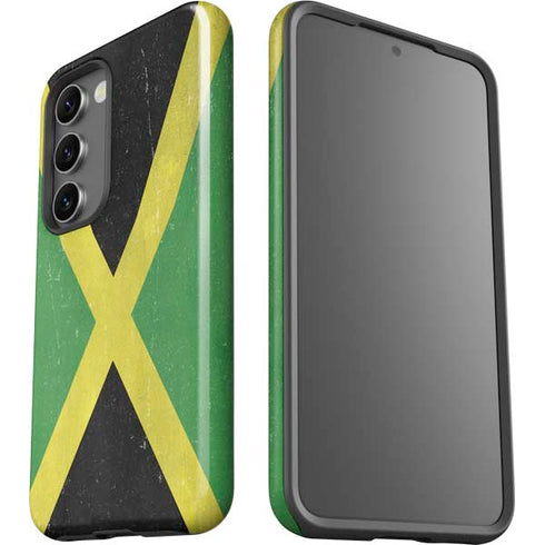 Jamaica Flag Distressed Galaxy S23 Pro Case