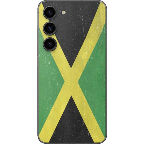Jamaica Flag Distressed Galaxy S23 Skin