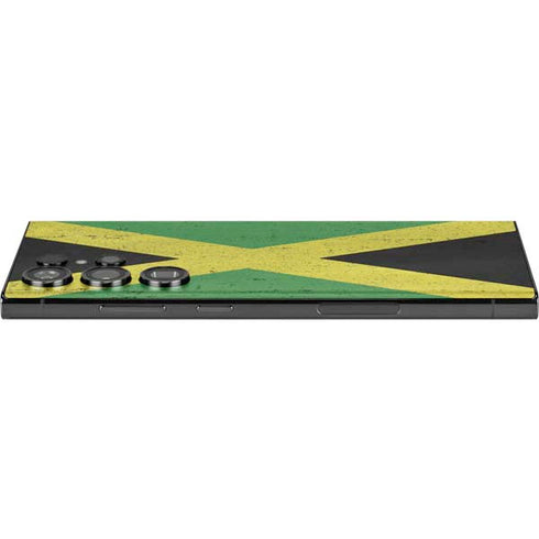 Jamaica Flag Distressed Galaxy S23 Ultra Skin