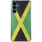 Jamaica Flag Distressed Galaxy S24 Clear Case