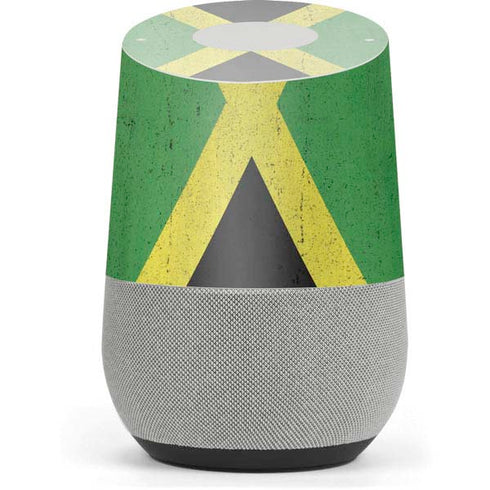 Jamaica Flag Distressed Google Home Skin